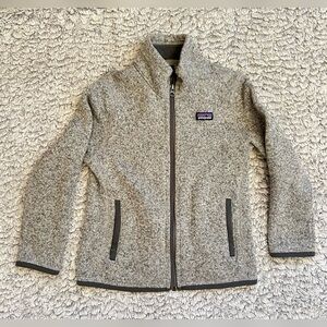 Patagonia Heathered Gray Zip-Up Jacket